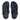 Men Navy Leather Flip Flops