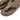 Men Timberwolf Brown Leather Flip Flops