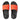 Men Black/Neon Orange Slides