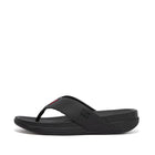 Men All Black  Surfer Toe Post Sandals