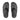 Men All Black  Surfer Toe Post Sandals