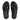 Men All Black Ergonomic Leather Flip-Flops