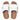 Men White  Leather Pool Slides