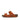 Men Light Tan  Moc Adjustable Stripe-Embossed Leather Slides