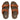 Men Light Tan  Moc Adjustable Stripe-Embossed Leather Slides