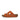 Men Light Tan Chi Stripe-Embossed Leather Slides