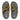 Men Mossy Water-Resistant Neoprene Toe-Post Sandals