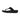 Men Black/Neon Orange Water-Resistant Neoprene Toe-Post Sandals