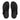 Men Black/Neon Orange Water-Resistant Neoprene Toe-Post Sandals