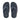 Men Teal Blue Mix  Weave-Stripe Toe-Post Sandals