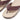 Men Raisin Purple Mix  Weave-Stripe Toe-Post Sandals