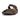 Men Brown  Buckle Leather Slides