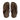 Men Brown  Buckle Leather Toe-Post Sandals