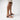 Men Mocha Brown   Buckle Tumble-Leather T/Post Sandals