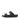 Men Black Leather  Slides