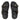 Men Black Leather  Slides