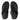 Men Black Polyester  Sandals
